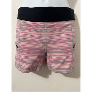 Lululemon multi cutter stripe shorts size 6 A818
